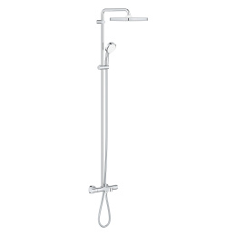 Душевая система Grohe Tempesta Cosmopolitan 250 с термостатом и изливом, хром