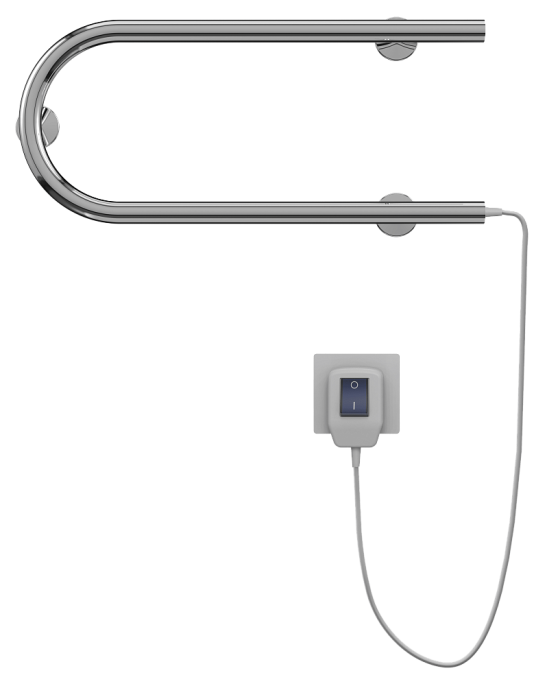 Электрический полотенцесушитель Terminus Электро 25 П-обр 500х200