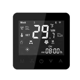 Термостат Vitron W-Therm WB 0-10V (110V-240VAC, fan control 0-10V, Wifi, black)