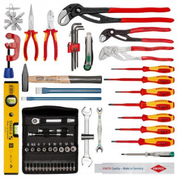 Набор инструментов KNIPEX BOXX чемодан инструментальный для сантехники, 52 пр.
