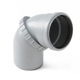 Отвод PRO AQUA Comfort поворотный универсальный PP 110 внут.канализация