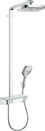 Душевая система Hansgrohe Raindance Select E Showerpipe 300 2jet EcoSmart 9 л/мин., ShowerTablet Select 300, хром 27283000