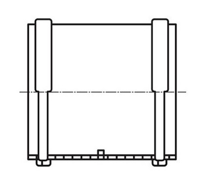 Муфта двухраструбная Rehau 40 (арт. 11231441001)