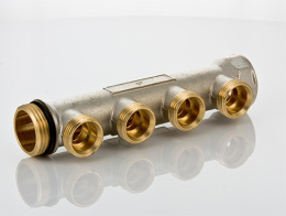 Коллектор VALTEC 1х2 вых. Евроконус 3/4