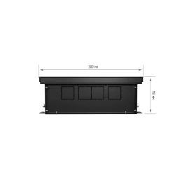 Внутрипольный конвектор с естественной конвекцией Royal Thermo 110/300/800-DG-U-NA