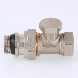 Клапан VALTEC настроечный прямой 1/2 дюйма, с дополнительным уплотнением
