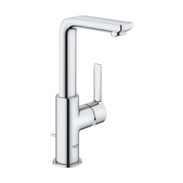 Смеситель для раковины Grohe Lineare New с донным клапаном, L-Size, хром