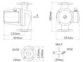 Циркуляционный насос Aquario AC 14-14-50F