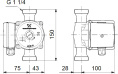 Циркуляционный насос Grundfos UP 20-15 N 150
