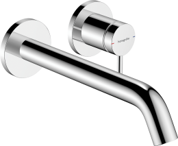Встраиваемый смеситель Hansgrohe для раковины HANSGROHE Tecturis S 73351000, настенный 2 отв., излив 225 мм