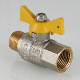 Кран шаровой газовый VALTEC Valgas 1/2 ВН, бабочка