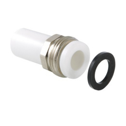 Патрубок полипропиленовый VALTEC под накидную гайку 32 мм x 1 1/4, VTp.721.0.03207