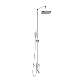 Душевая система IDDIS со смесителем, верхним душем и изливом, Optima Home