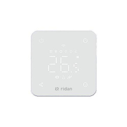 Комнатный термостат Ридан сенсорный RSmart-FW с Wi-Fi подключением 230V, встраиваемый, белый (088L1142R)