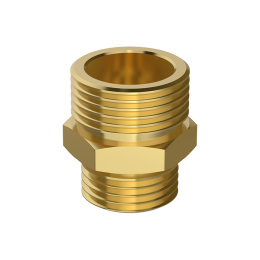 Ниппель Meibes проходной, DN12, 1/2 HP