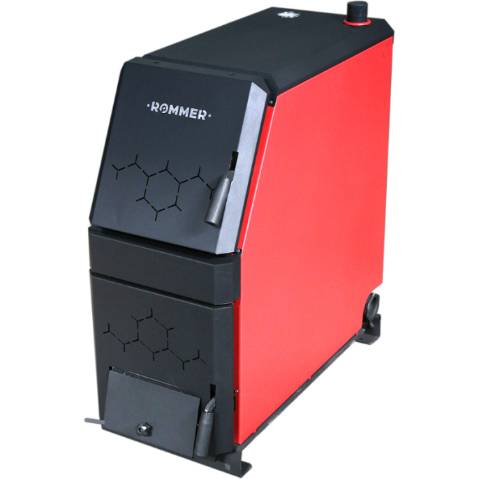 Твердотопливный напольный котел отопления Rommer 31 кВт