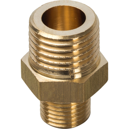 Ниппель переходной Stout 1/4 X1/8 наружная резьба, латунь