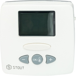 Электронный комнатный термостат Stout WFHT-LCD с выносным датчиком