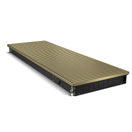 Внутрипольный конвектор с естественной конвекцией Royal Thermo 75/400/3000-DG-U-LB