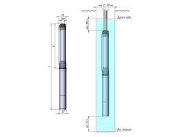 Скважинный насос UNIPUMP ECO MIDI-3
