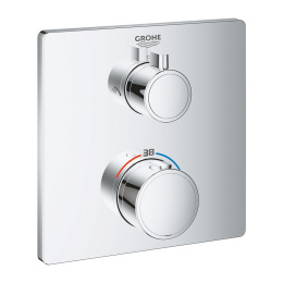 Встраиваемый смеситель Grohe Grohtherm Термостатический, верхний-ручной душ, хром