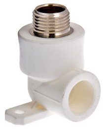 Водорозетка полипропиленовая VALTEC с наружной резьбой 25 мм х 1/2, VTp.755.0.02504