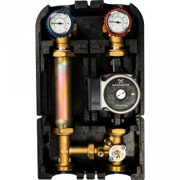 Насосная группа Stout с 3-х ходовым приводным смесителем 1 с насосом Grundfos UPSO 25-65, 29 kW[DT10C], SDG-0007-002502