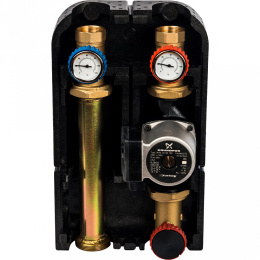 Насосная группа Stout с прямым контуром 1 1/4 с насосом Grundfos UPSO 32-65 в теплоизоляции DN 32, 42kW[DT10C], SDG-0001-0