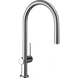 Смеситель для кухни Hansgrohe однорычажный, 210, с вытяжным изливом, 1jet, sBox, хром 72803000