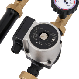 Насосная группа HOOBS , DN25 (1 вр х 1 1/2 нр), с насосом GRUNDFOS UPSO25-65