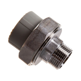 Муфта полипропиленовая Valfex комбинированная разъёмная (американка) с наружной резьбой 32x3/4, серая