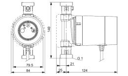 Циркуляционный насос Grundfos COMFORT 15-14 BXDT PM