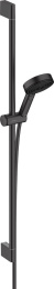 Душевой набор Hansgrohe Pulsify Select 105 3jet Relaxation cо штангой 90 см, матовый черный 24170670