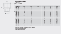 Редукционная муфта Viega бронза Rp-резьба 3240 1/2x3/8 268879
