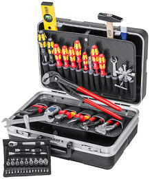 Набор инструментов KNIPEX Vision27 чемодан инструментальный для сантехники, 52 пр.