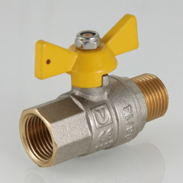 Кран шаровой газовый VALTEC Valgas 1/2 ВН, бабочка