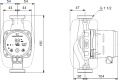 Циркуляционный насос Grundfos ALPHA3 25-80