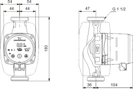 Циркуляционный насос Grundfos ALPHA3 25-80