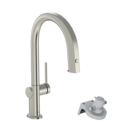 Смеситель для кухни Hansgrohe Aqittura с вытяжным изливом 76803800