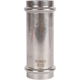 Муфта Rommer надвижная 35, ВПр, нержавеющая сталь