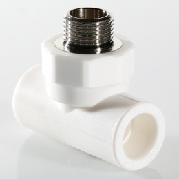 Тройник VALTEC PPR с переходом на наружную 40х1 дюйм