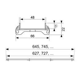 Основа для плитки TECE TECEdrainlinе plate, 700 мм.
