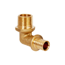 Угольник прямой переходной с наружной резьбой HOOBS , 16 x 2,2-R1/2