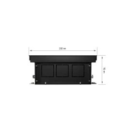 Внутрипольный конвектор с естественной конвекцией Royal Thermo 90/200/1000-DG-U-DB