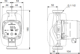 Циркуляционный насос Grundfos Alpha 2 32/40 180