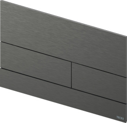 Панель смыва TECE square II, металл, PVD Brushed Black Chrome