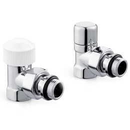 Набор термостатический Royal Thermo Design для радиатора угловой, 1/2, М30х1,5, хромированный