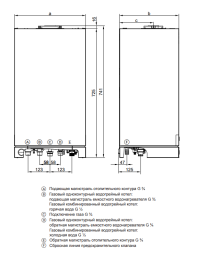Настенный газовый двухконтурный котел отопления Viessmann Vitopend 100-W A1JB 24 кВт