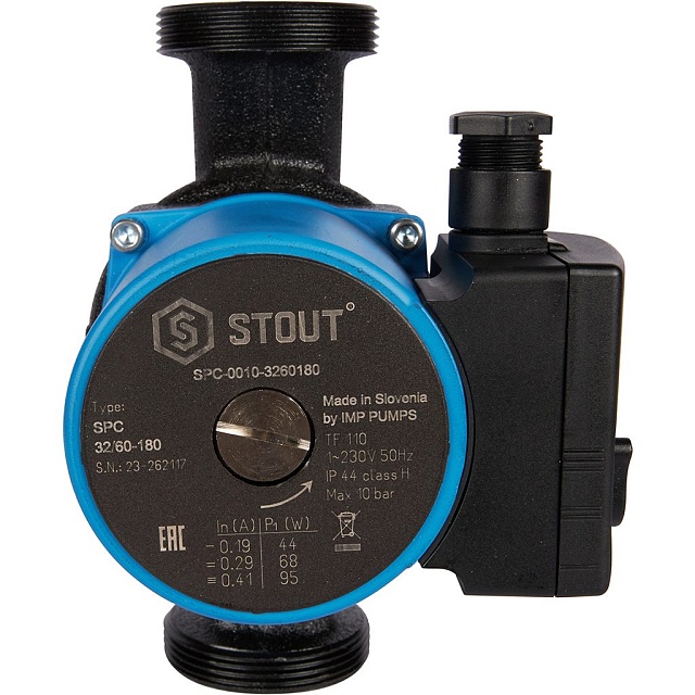 Циркуляционный насос Stout 32/60-180 мм