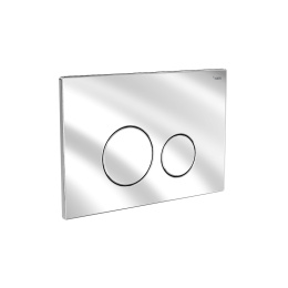 Панель смыва РЕХАУ NOVA ORB STEEL круглые клавиши, нержавеющая сталь, цвет нержавеющая сталь, глянец (19102611001)
